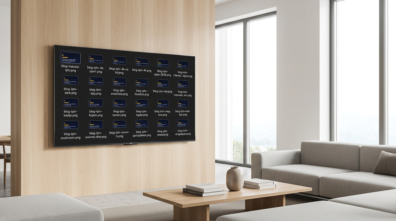 IPTV op Smart TV | Samsung & LG gids 2026 - IPTV Nederland iptv smart tv